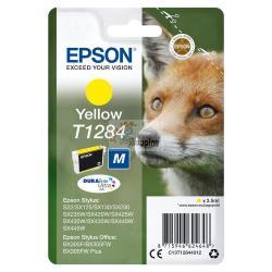 ORIGINALE Epson Cartuccia d'inchiostro giallo C13T12844012 T1284 ~225 Pagine 3,5ml mod.  C13T12844012 T1284 EAN 8715946493169