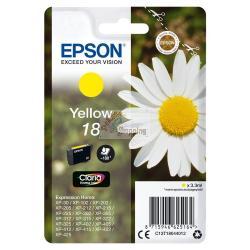 ORIGINALE Epson Cartuccia d'inchiostro giallo C13T18044012 18 ~180 Pagine 3,3ml standard mod.  C13T18044012 18 EAN 8715946518060