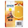 ORIGINALE Epson Cartuccia d'inchiostro giallo C13T33444012 33 ~300 Pagine 4,5ml mod.  C13T33444012 33 EAN 8715946600550