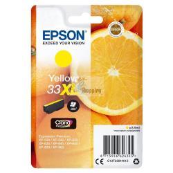 ORIGINALE Epson Cartuccia d'inchiostro giallo C13T33644012 33 XL ~650 Pagine XL mod.  C13T33644012 33 XL EAN 8715946600659