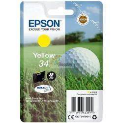 ORIGINALE Epson Cartuccia d'inchiostro giallo C13T34644010 34 ~300 Pagine 4,2ml mod.  C13T34644010 34 EAN 8715946632094