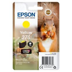 ORIGINALE Epson Cartuccia d'inchiostro giallo C13T37844010 378 ~360 Pagine 4,1ml mod.  C13T37844010 378 EAN 8715946645780