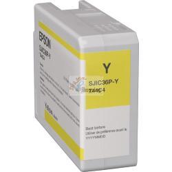 ORIGINALE Epson Cartuccia d'inchiostro giallo C13T44C440 SJIC36P-Y 80ml mod.  C13T44C440 SJIC36P-Y EAN 8715946676531