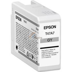 ORIGINALE Epson Cartuccia d'inchiostro Grigio C13T47A700 T47A7 50ml mod.  C13T47A700 T47A7 EAN 8715946680965