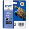 ORIGINALE Epson Cartuccia d'inchiostro lightblack C13T15774010 T1577 XL ~23000 Pagine 25,9ml mod.  C13T15774010 T1577 XL EAN 8715946479491