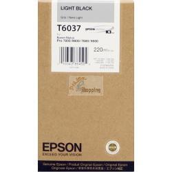 ORIGINALE Epson Cartuccia d'inchiostro lightblack C13T603700 T6037 220ml mod.  C13T603700 T6037 EAN 010343864504