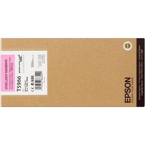 ORIGINALE Epson Cartuccia d'inchiostro magenta (chiaro) C13T596600 T5966 350ml cartuccia Ultra Chrome HDR mod.  C13T596600 T5966 EAN 010343868441