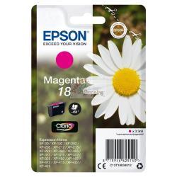 ORIGINALE Epson Cartuccia d'inchiostro magenta C13T18034012 18 ~180 Pagine 3,3ml standard mod.  C13T18034012 18 EAN 8715946518046
