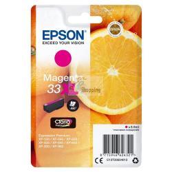 ORIGINALE Epson Cartuccia d'inchiostro magenta C13T33634012 33 XL ~650 Pagine XL mod.  C13T33634012 33 XL EAN 8715946600635