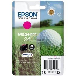 ORIGINALE Epson Cartuccia d'inchiostro magenta C13T34634010 34 ~300 Pagine 4,2ml mod.  C13T34634010 34 EAN 8715946632070