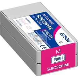 ORIGINALE Epson Cartuccia d'inchiostro magenta C33S020603 SJIC22P-M 32,5ml mod.  C33S020603 SJIC22P-M EAN 4988617161702