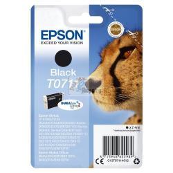 ORIGINALE Epson Cartuccia d'inchiostro nero C13T07114012 T0711 ~245 Pagine 7,4ml mod.  C13T07114012 T0711 EAN 8715946495439