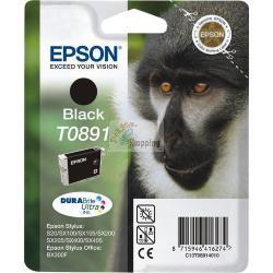 ORIGINALE Epson Cartuccia d'inchiostro nero C13T08914011 T0891 ~170 Pagine 5,8ml mod.  C13T08914011 T0891 EAN 8715946492605