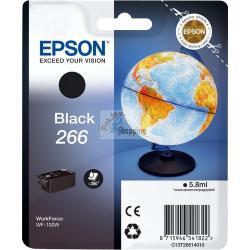 ORIGINALE Epson Cartuccia d'inchiostro nero C13T26614010 266 ~250 Pagine 5,8ml mod.  C13T26614010 266 EAN 8715946541822