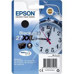 ORIGINALE Epson Cartuccia d'inchiostro nero C13T27914012 27 XXL ~2200 Pagine 34,1ml XXL mod.  C13T27914012 27 XXL EAN 8715946533117