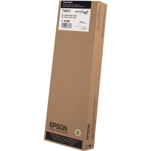 ORIGINALE Epson Cartuccia d'inchiostro nero C13T694100 T6941 700ml mod.  C13T694100 T6941 EAN 010343886186