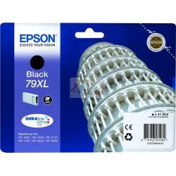 ORIGINALE Epson Cartuccia d'inchiostro nero C13T79014010 79 XL ~2600 Pagine 41,8ml 79XL mod.  C13T79014010 79 XL EAN 8715946535982