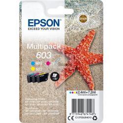 ORIGINALE Epson Multipack ciano / magenta / giallo C13T03U54010 603 mod.  C13T03U54010 603 EAN 8715946674148