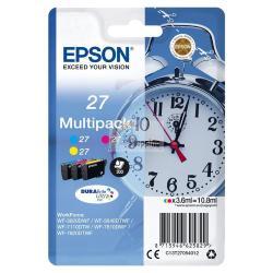 ORIGINALE Epson Multipack ciano / magenta / giallo C13T27054012 27 3 Cartucce colore: T2702 + T2703 + T2704 mod.  C13T27054012 27 EAN 8715946535043