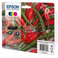 ORIGINALE Epson Multipack nero / ciano / magenta / giallo C13T09Q64010 503 ~705 Pagine 3,3ml mod.  C13T09Q64010 503 EAN 8715946707570