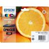 ORIGINALE Epson Multipack nero / ciano / magenta / giallo C13T33374010 33 5 cartucce d'inchiostro: T3331 + T3341 + T3342 + T3343 + T3344 mod.  C13T33374010 33 EAN 8715946602370