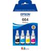 ORIGINALE Epson Multipack nero / ciano / magenta / giallo C13T664640 664 ~27000 Pagine 70ml 664 EcoTank 4-colour Multipack mod.  C13T664640 664 EAN 8715946685205