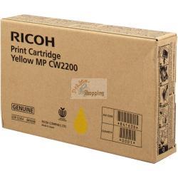 ORIGINALE Ricoh Cartuccia d'inchiostro giallo 841638 MP CW2200Y 100ml mod.  841638 MP CW2200Y EAN 2200000022288