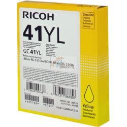 ORIGINALE Ricoh cartuccia gelo giallo GC41YL 405768 ~600 Pagine mod.  GC41YL 405768 EAN 4961311866807