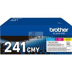 ORIGINALE Brother Multipack ciano / magenta / giallo TN-241CMY ~4200 Pagine mod.  TN-241CMY  EAN 4977766812832