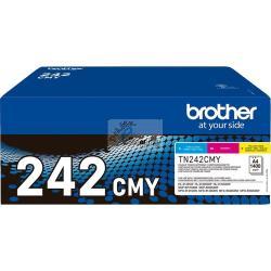 ORIGINALE Brother Multipack ciano / magenta / giallo TN-242CMY ~4200 Pagine mod.  TN-242CMY  EAN 4977766812856