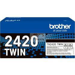 ORIGINALE Brother Multipack nero TN-2420 TWIN ~3000 Pagine mod.  TN-2420 TWIN  EAN 4977766812764