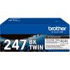 ORIGINALE Brother Multipack nero TN-247BK TWIN ~3000 Pagine mod.  TN-247BK TWIN  EAN 4977766812726