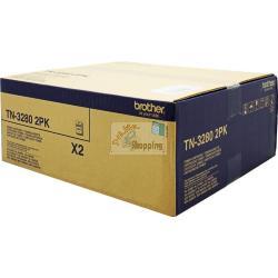 ORIGINALE Brother Multipack nero TN-3280 2Pack Double Pack 8.000 Pagine mod.  TN-3280 2Pack EAN 4977766676694