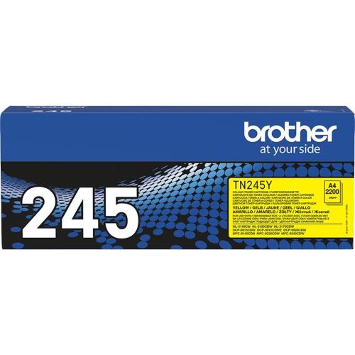 ORIGINALE Brother toner giallo TN-245Y 245 ~2200 Pagine mod.  TN-245Y 245 EAN 4977766718509