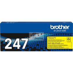 ORIGINALE Brother toner giallo TN-247Y 247 ~2300 Pagine mod.  TN-247Y 247 EAN 4977766787550