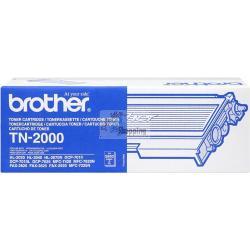 ORIGINALE Brother toner nero TN-2000 TN2000 ~2500 Pagine mod.  TN-2000 TN2000 EAN 4977766630726