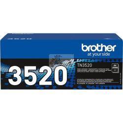 ORIGINALE Brother toner nero TN-3520 3520 ~20000 Pagine mod.  TN-3520 3520 EAN 4977766755672