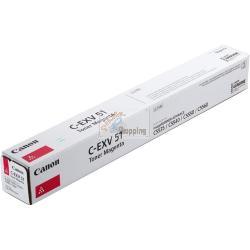 ORIGINALE Canon toner magenta C-EXV51m 0483C002 ~60000 Pagine mod.  C-EXV51m 0483C002 EAN 4549292053722