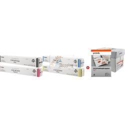 ORIGINALE Canon Value Pack nero / ciano / magenta / giallo C-EXV49 MCVP + Prindo Universal Papier 2500 Blatt ~93000 Pagine mod.  C-EXV49 MCVP + Prindo Universal Papier 2500 Blatt EAN 2200000051677