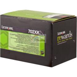 ORIGINALE Lexmark toner nero 702XK 70C2XK0 ~8000 Pagine cartuccia di stampa riutilizzabile mod.  702XK 70C2XK0 EAN 734646437042