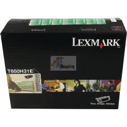 ORIGINALE Lexmark toner nero T650H31E T650/652/654/656 ~25000 Pagine mod.  T650H31E T650/652/654/656 EAN 734646064576