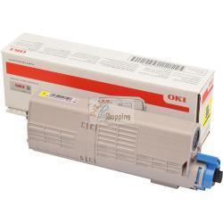 ORIGINALE OKI toner giallo 46490605 C532 ~6000 Pagine mod.  46490605 C532 EAN 5031713067733