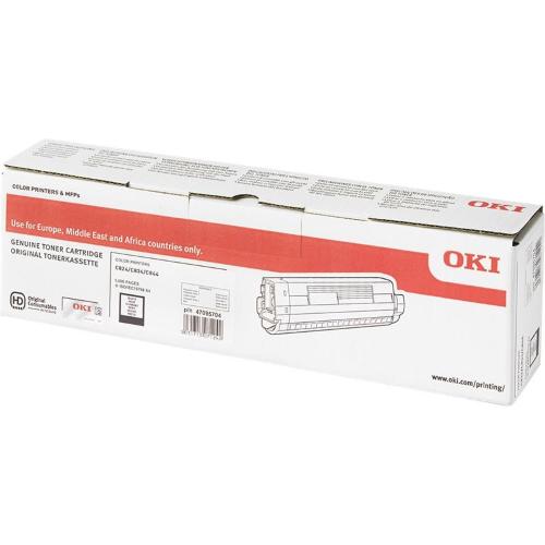ORIGINALE OKI toner nero 47095704 C824/C834/C844 ~5000 Pagine mod.  47095704 C824/C834/C844 EAN 5031713071242