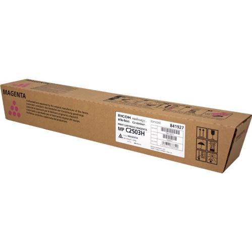 ORIGINALE Ricoh 841927 MP C2503hm toner magenta alta capacità 9500 pagine