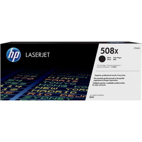 ORIGINALE HP toner nero CF360X 508X ~12500 Pagine alta capacità mod.  CF360X 508X EAN 888793237601