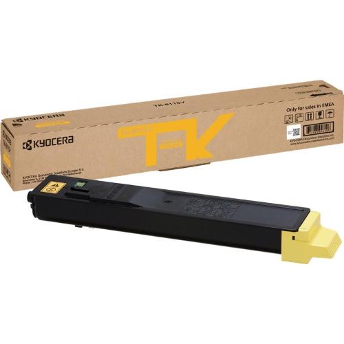 ORIGINALE Kyocera toner giallo TK-8115Y 1T02P3ANL0 ~6000 Pagine mod.  TK-8115Y 1T02P3ANL0 EAN 632983046906