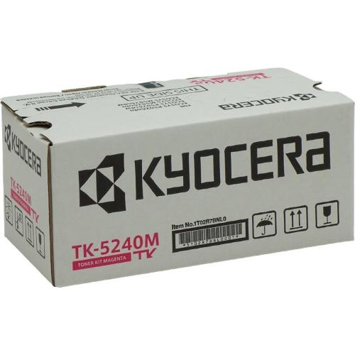 ORIGINALE Kyocera toner magenta TK-5240M 1T02R7BNL0 ~3000 Pagine mod.  TK-5240M 1T02R7BNL0 EAN 632983036983