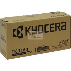 ORIGINALE Kyocera toner nero TK-1160 1T02RY0NL0 ~7200 Pagine mod.  TK-1160 1T02RY0NL0 EAN 632983040553