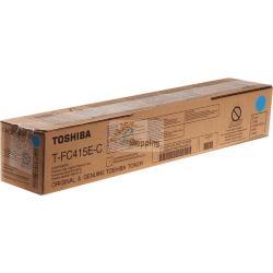ORIGINALE Toshiba toner ciano T-FC415EC 6AJ00000172 ~33600 Pagine mod.  T-FC415EC 6AJ00000172 EAN 4519232179560