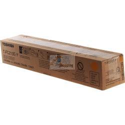 ORIGINALE Toshiba toner giallo T-FC210EY 6AJ00000168 ~33600 Pagine mod.  T-FC210EY 6AJ00000168 EAN 4519232179416